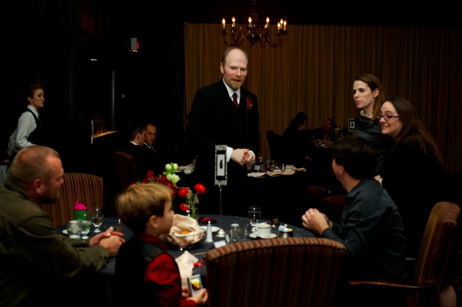 Aaron at the Beying-McDowell Table