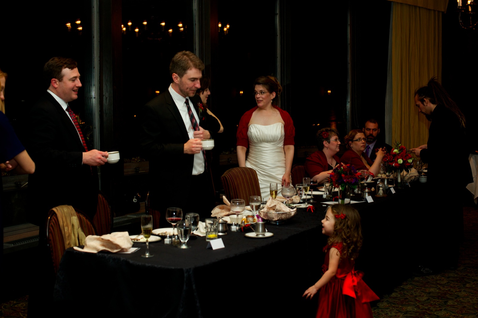 Chatting At The Head Table