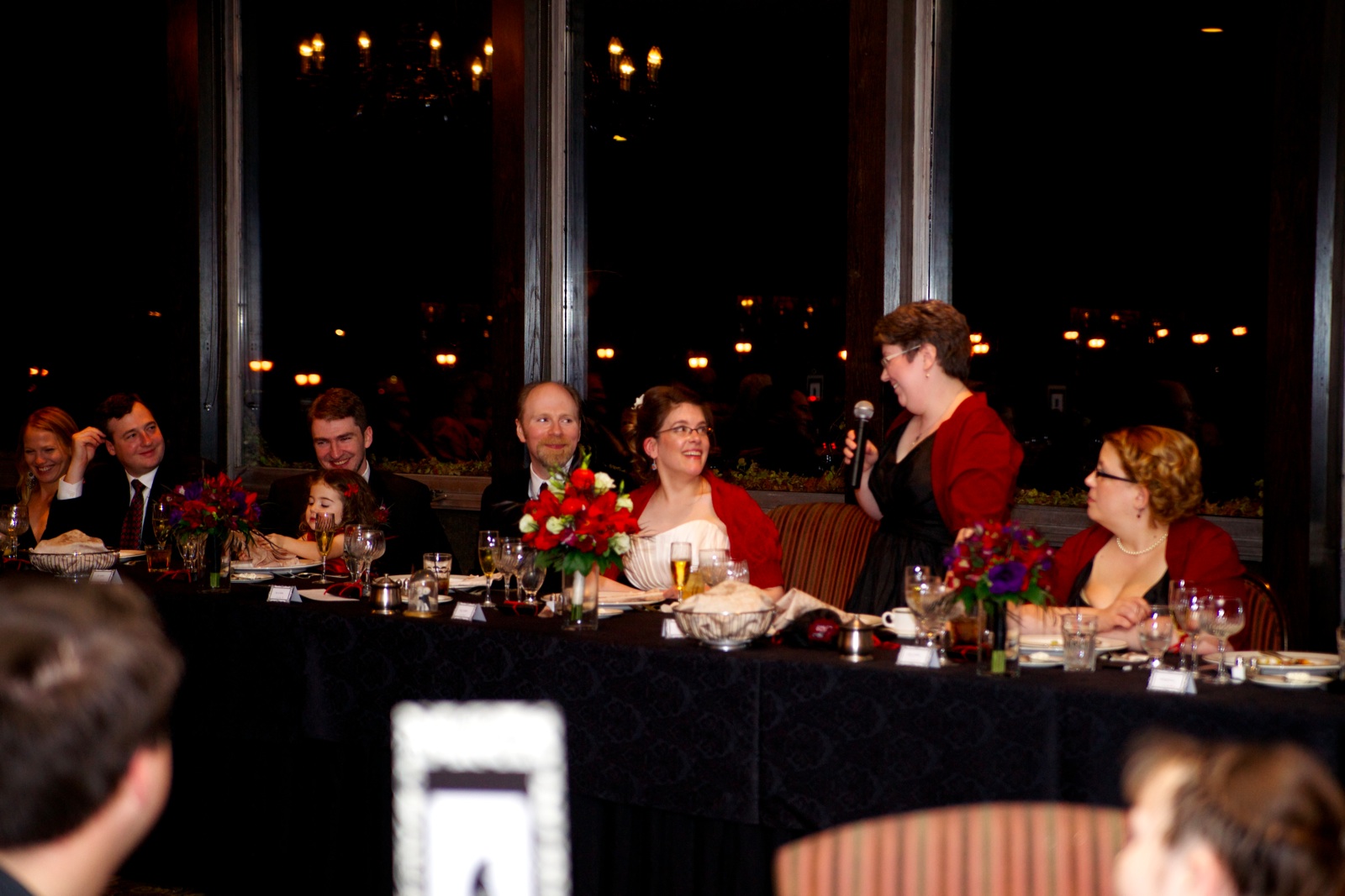 Head Table & Susie's Toast